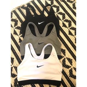 (3) NIKE SPORTS BRAS